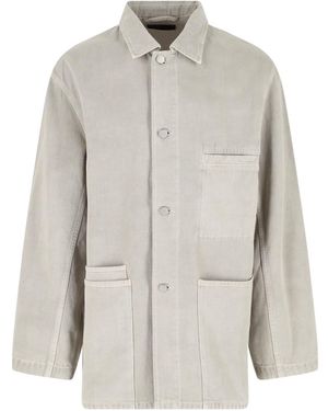 Lemaire Cotton Twill Jacket - White
