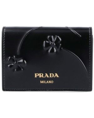 Prada Crossbody Wallet - Black
