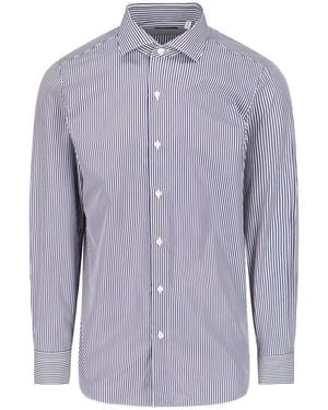 Finamore 1925 Striped Shirt - Purple