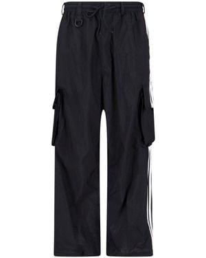 Y-3 Cargo Track Pants - Blue