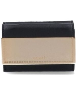 Sacai Trifold Logo Wallet - White