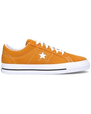 Converse 'One Star Pro' Trainers - Orange