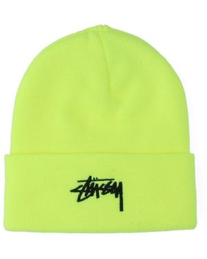 Stussy Logo Beanie - Green