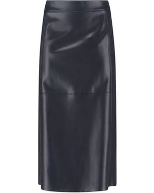 Max Mara Gonna Midi "Plata" - Blu