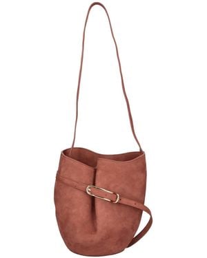 Liffner Bucket Bag "Belted" - White