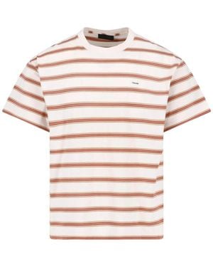 Prada Striped T-Shirt - Pink