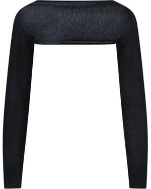 Alaïa Knitted Shrug - Black