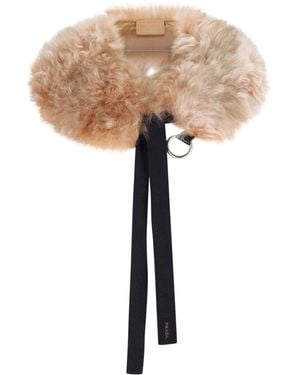 Prada Fur Collar - White