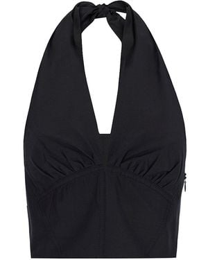 ANDAMANE Top Halter "Winona" - Nero