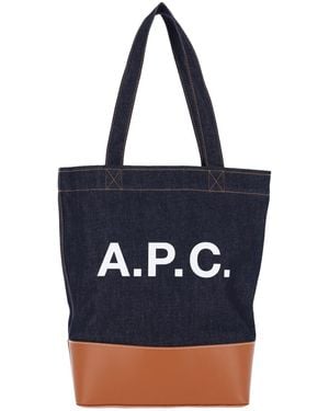A.P.C. Tote Bag “Alex” - Blue