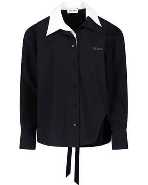 The Attico Cotton Shirt - Black
