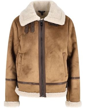 Ralph Lauren Faux Suede Jacket - Brown