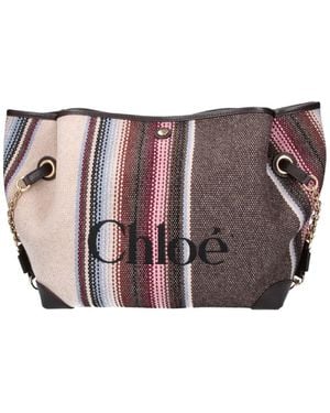 Chloé Tote Bag "Clover" - Brown