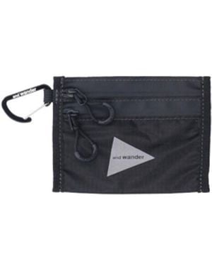 and wander Logo Card Holder - Black