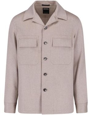 ZEGNA Shirt Jacket “Oasi” - Gray