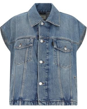 Haikure 'Gail' Denim Vest - Blue
