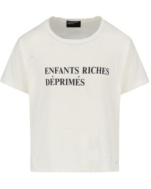 Enfants Riches Deprimes Logo T-shirt - White