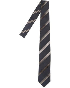 Lardini Silk Tie - Black
