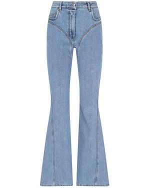 Mugler Jeans Flare - Blu