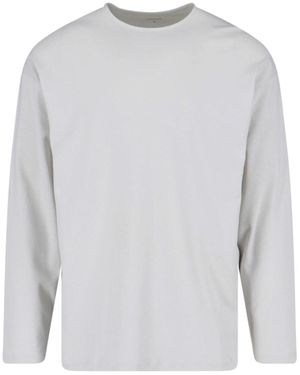 Lemaire Cotton And Silk T-Shirt - White