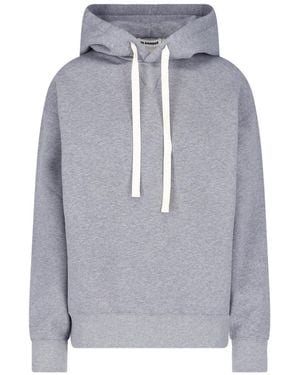 Jil Sander Felpa Cappuccio - Grigio