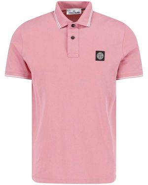 Stone Island Polo "Compass" - Pink