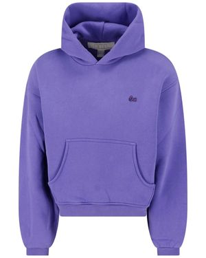 ERL Cotton Pullover Hoodie - Purple