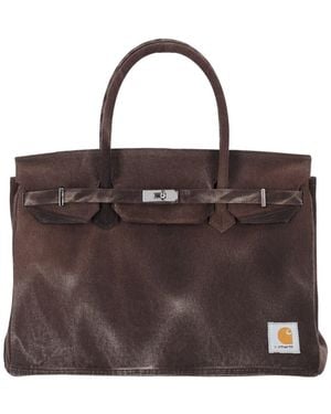 ANOTHER CHANCE Medium Denim Bag - Brown