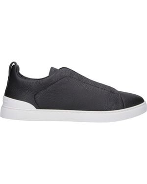 ZEGNA Trainers "Triple Stitch" - Black