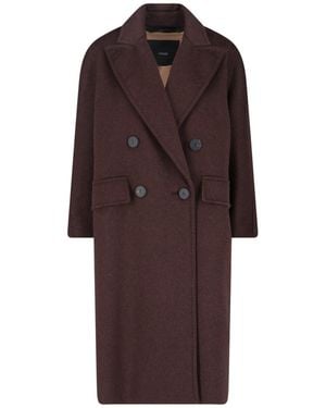 Max Mara Cappotto Doppiopetto "Angus" - Marrone