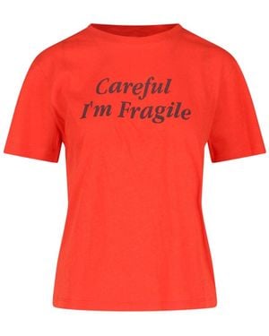 GIMAGUAS "Careful" T-Shirt - Red