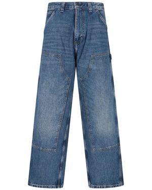 Carhartt Og Double Knee Pants - Blue