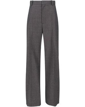 Phoebe Philo Tailored Trousers With Zip - Grey