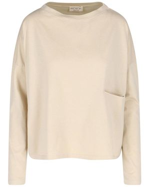 Ma'ry'ya Round Neckline T-Shirt - White