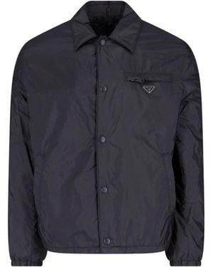 Prada Jacket Logo - Blue