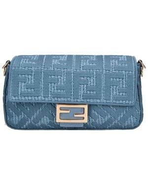 Fendi Borsa "Baguette" - Blu