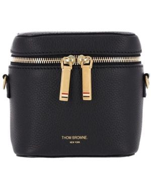 Thom Browne Pouch In Pelle - Nero