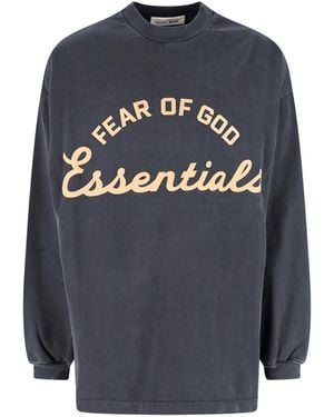 Fear Of God Inspired 100% Cotton T-Shirt For - Blue