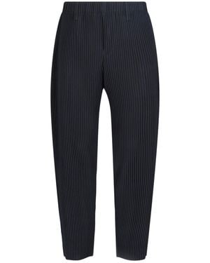 HOMME PLISSÉ Pleated Trousers - Blue