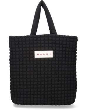 Marni 'Puff' Tote Bag - Black