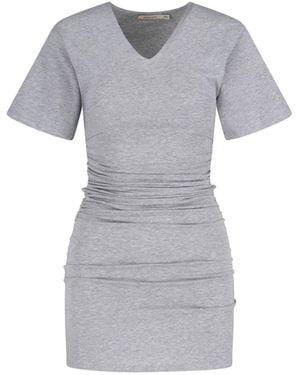 Paloma Wool Abito Scollo A V "Mes" - Grigio