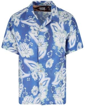 Paul Smith Printed Shirt - Blue