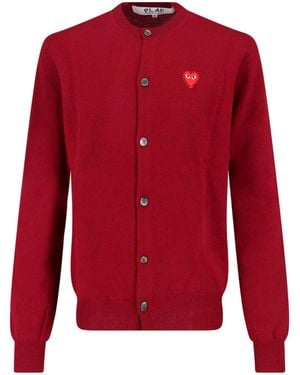 COMME DES GARÇONS PLAY Jumpers Wool - Red