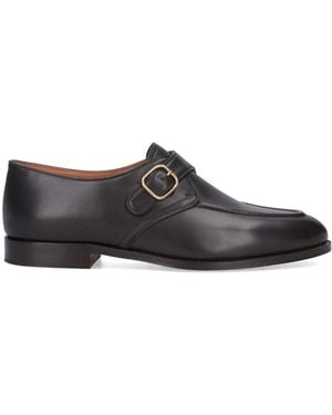 Loro Piana "Sergio" Loafers - Black