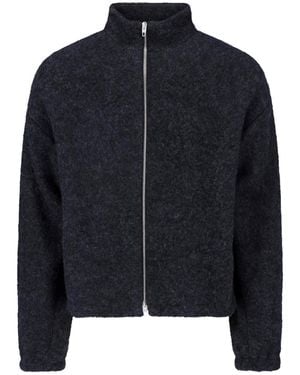 Jil Sander Wool Zip Jacket - Blue