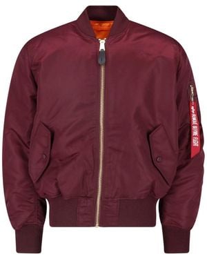 Alpha Industries Reversible Bomber Jacket "Ma-1" - Red