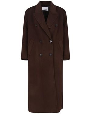 Frankie Shop 'Gaia' Double-Breasted Coat - Brown