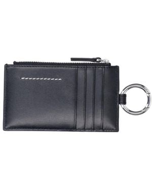 MM6 by Maison Margiela Zip Card Holder - Blue