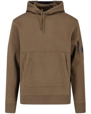 パーカー・フーディ C.P. Company Lens-Detail Hoodie Men Hoodies Cp Company Lens Hoodie Company Lens-detail