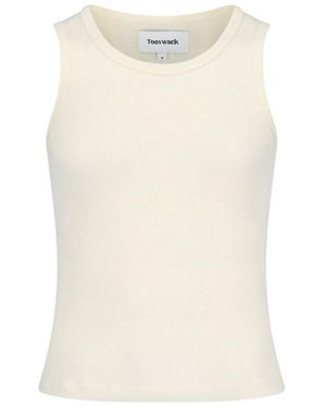 Tonywack Tank Top In Maglia - Bianco